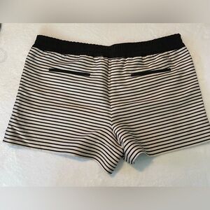 Ann Taylor LOFT Black and White Striped Women's Shorts